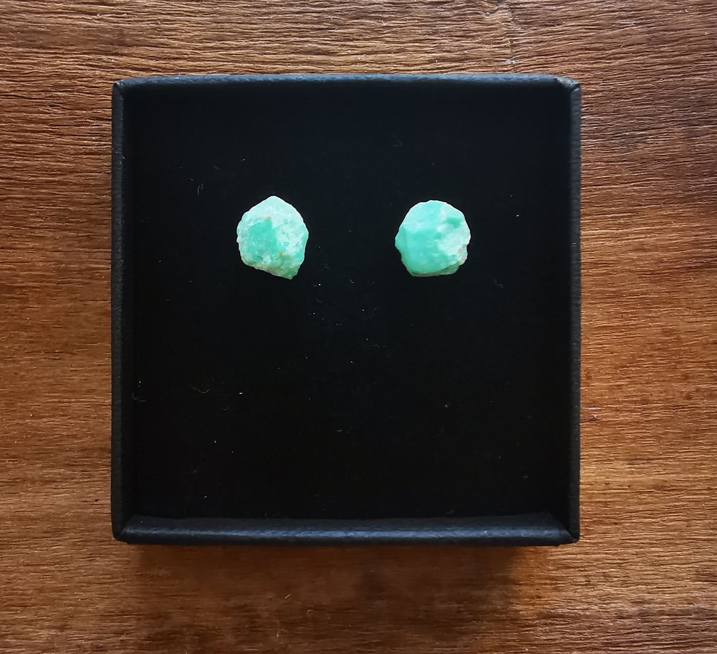 Chrysoprase Stud Earrings