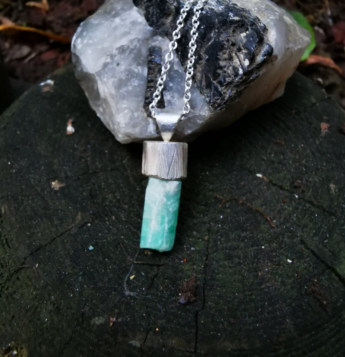Emerald Crystal Pendant
