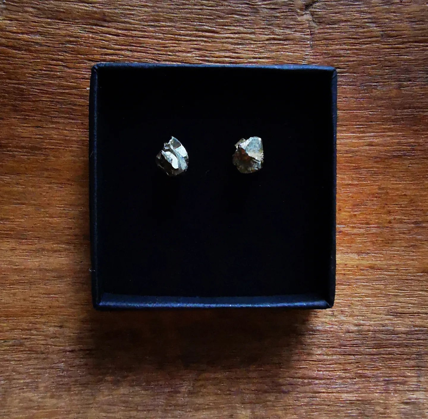 Pyrite Stud Earrings