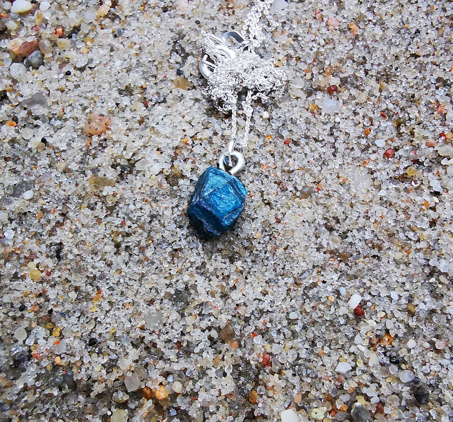 Blue Apatite Necklace