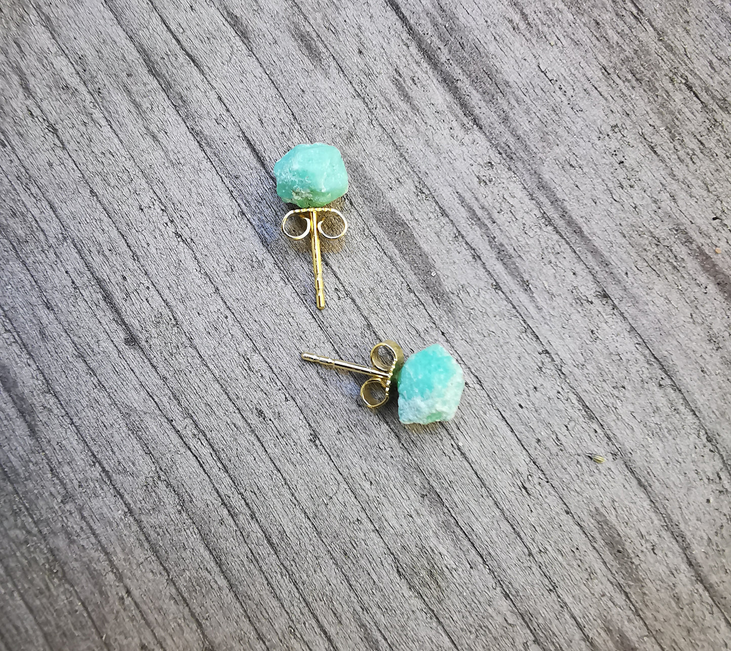 Chrysoprase Stud Earrings