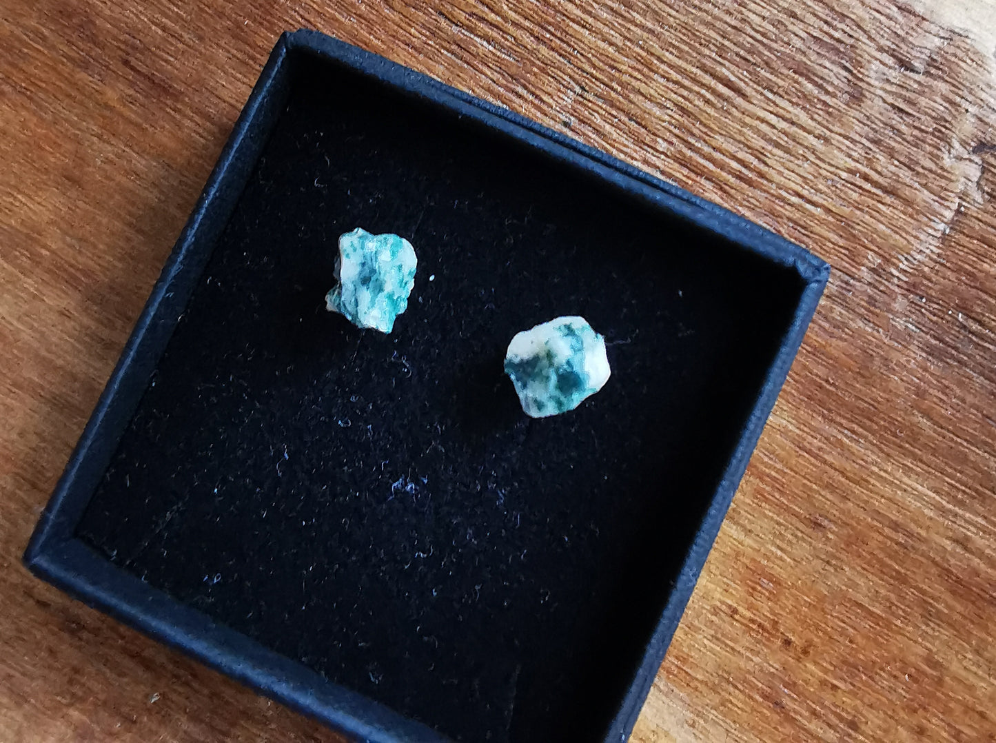 Tree Agate Stud Earrings