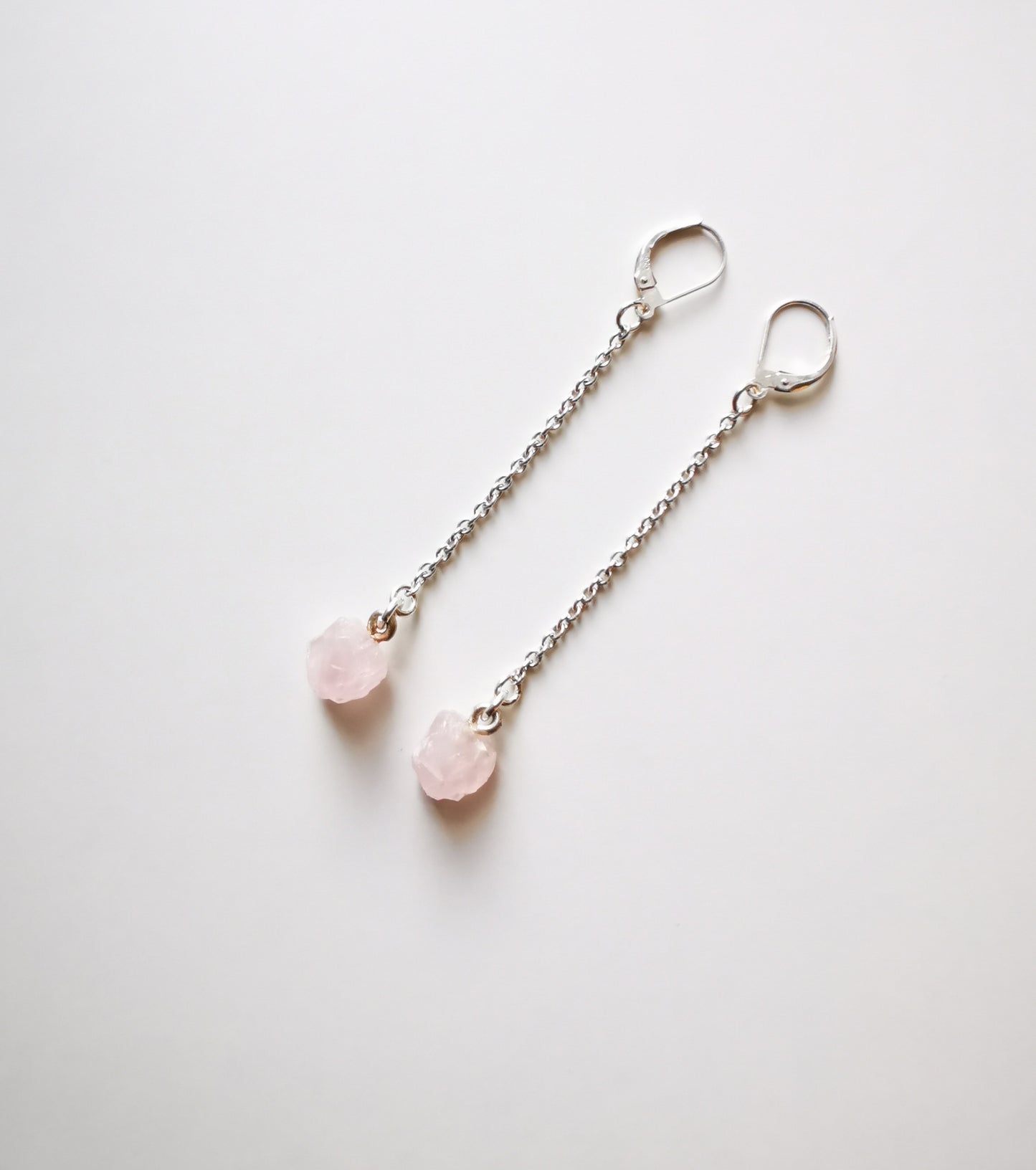 Rose Quartz Earrings