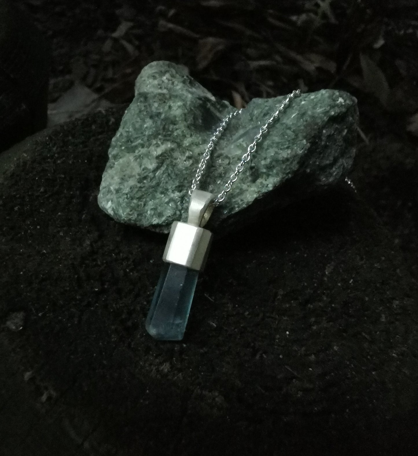 Blue Fluorite Pendant