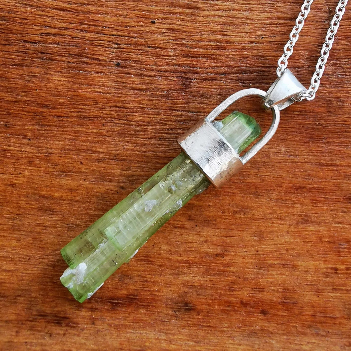 Green Tourmaline Pendant