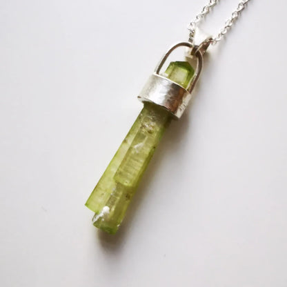 Green Tourmaline Pendant