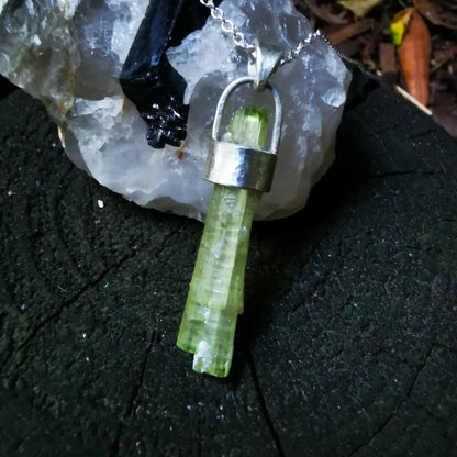 Green Tourmaline Pendant