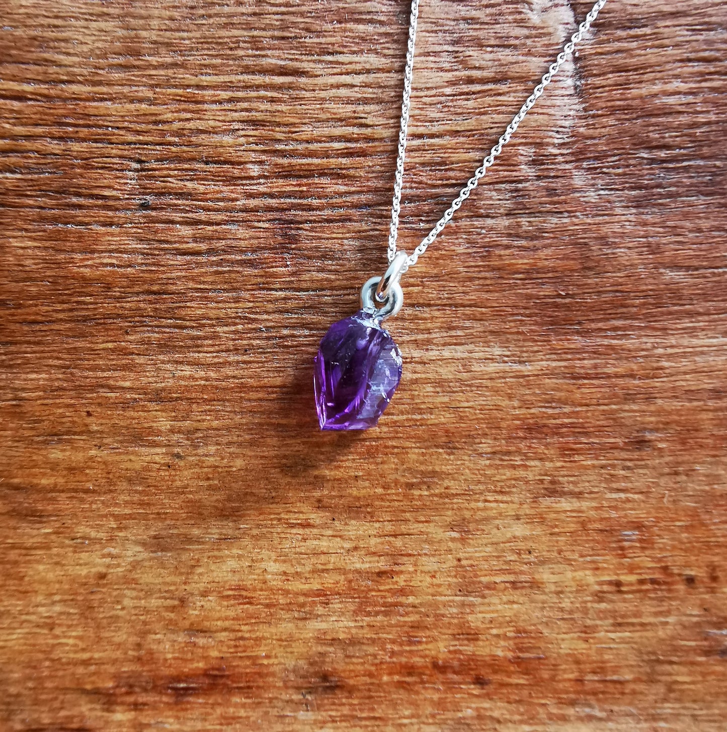 Raw Amethyst Necklace
