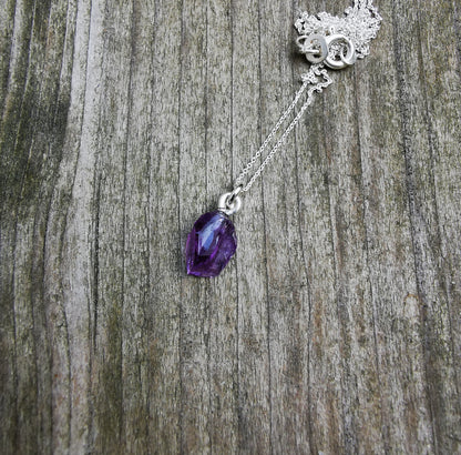 Raw Amethyst Necklace