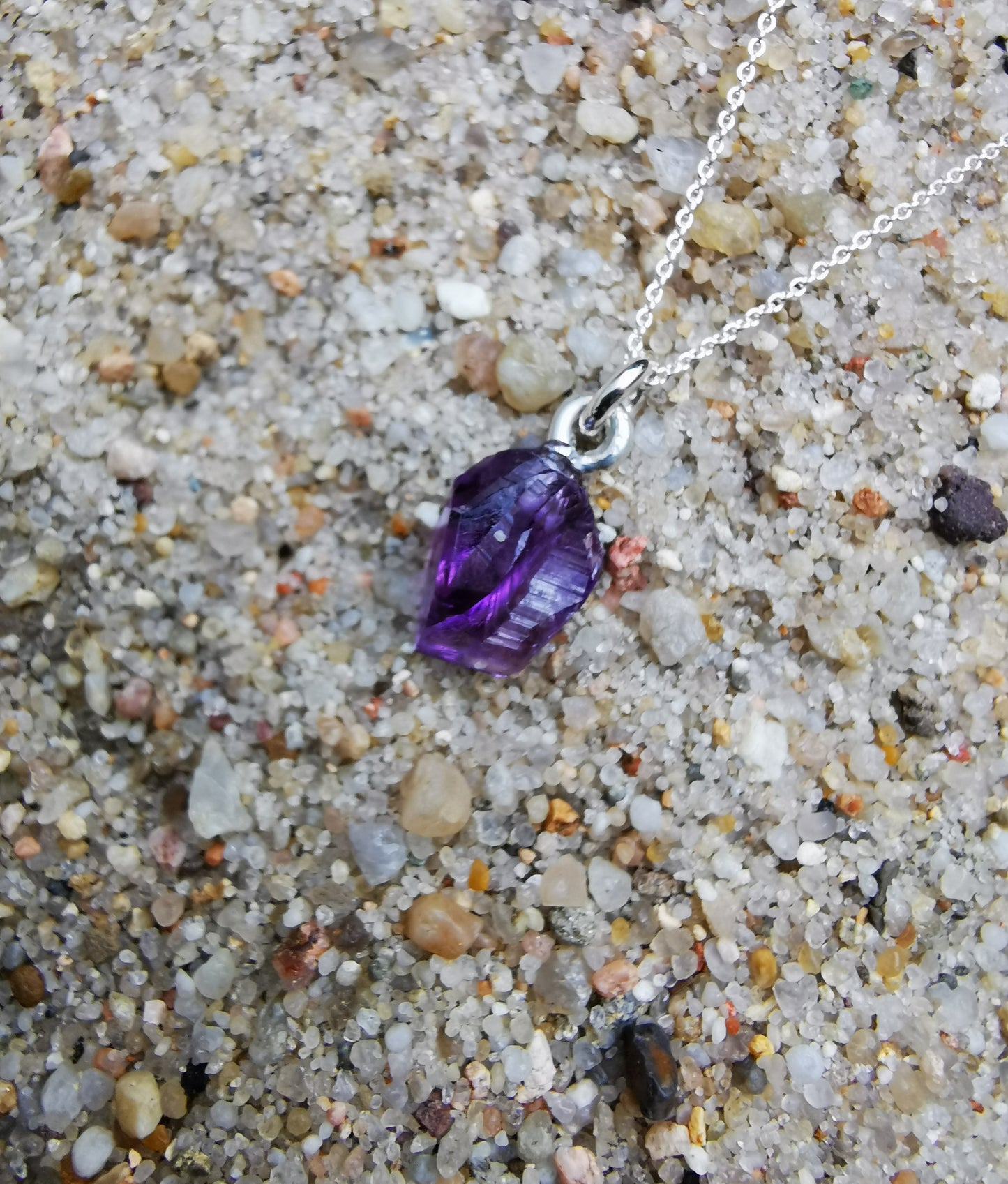 Raw Amethyst Necklace