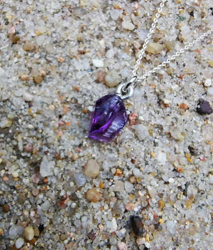 Raw Amethyst Necklace