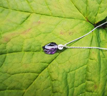 Raw Amethyst Necklace