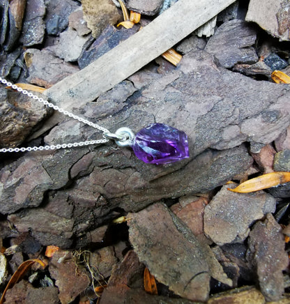 Raw Amethyst Necklace