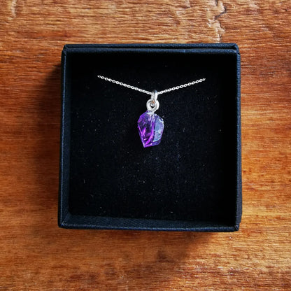 Raw Amethyst Necklace