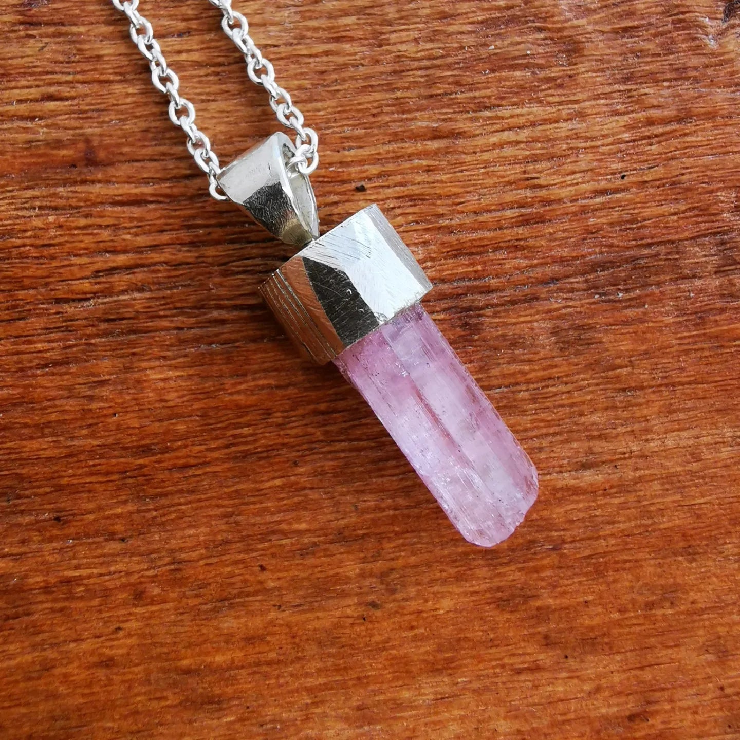 Pink Tourmaline Pendant