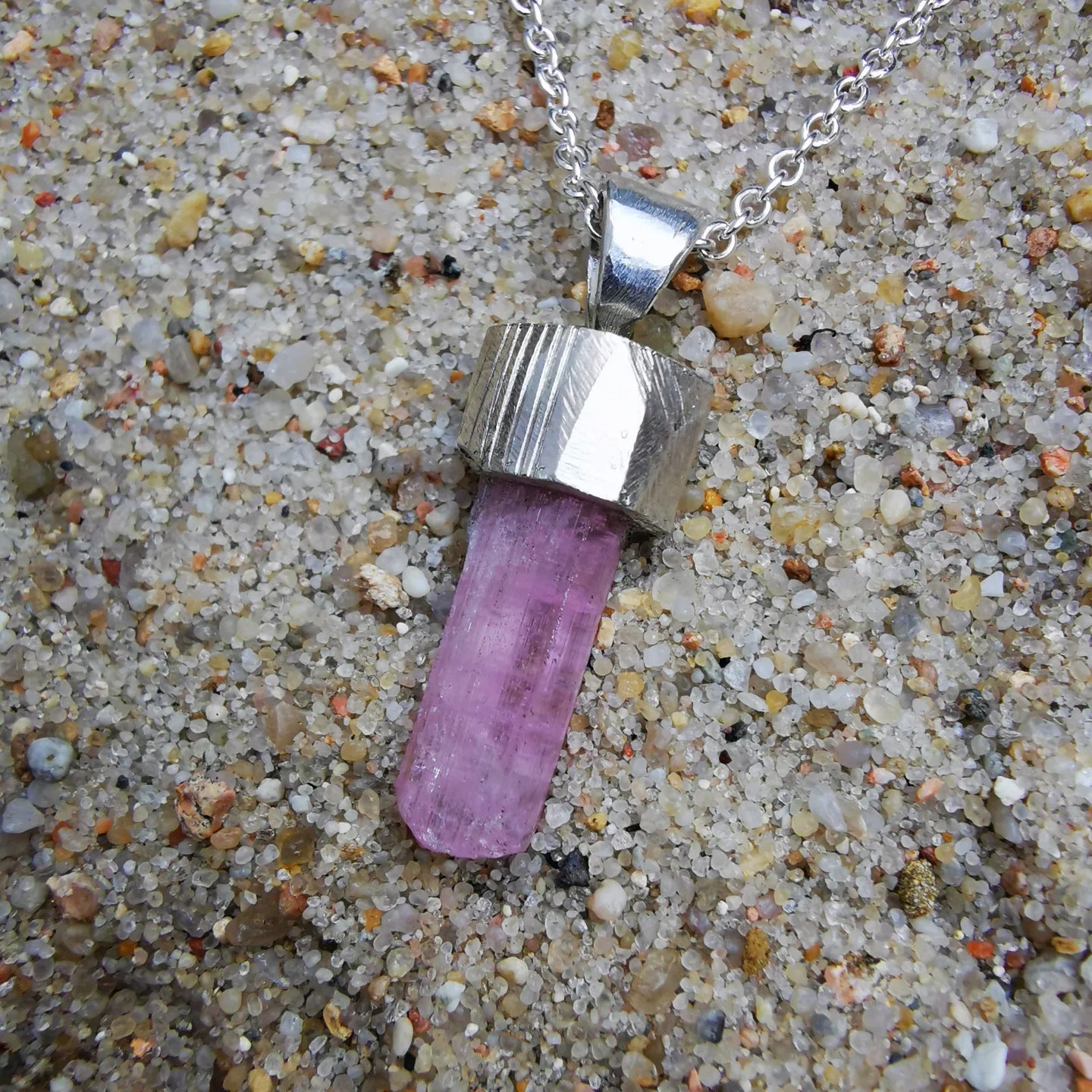 Pink Tourmaline Pendant