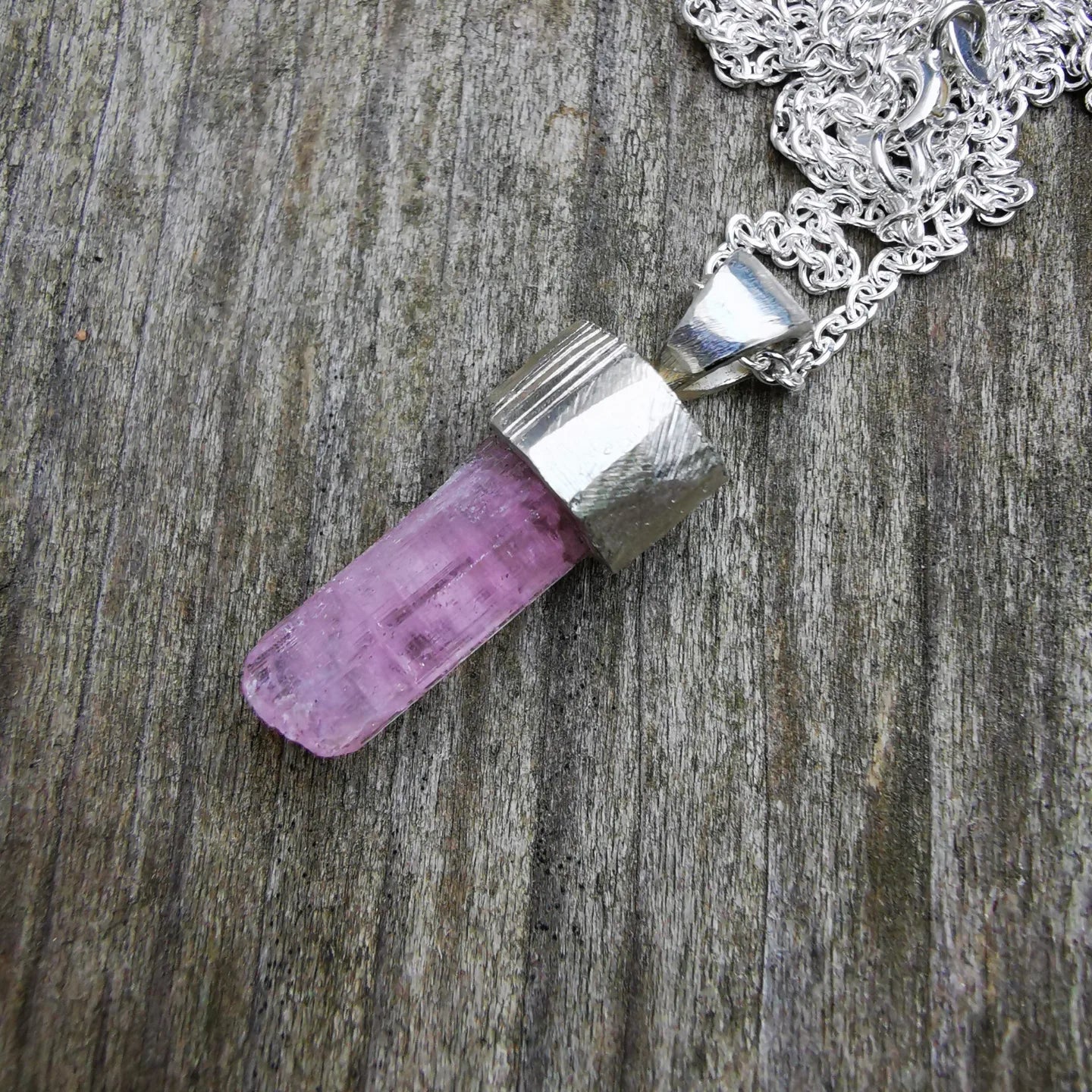 Pink Tourmaline Pendant