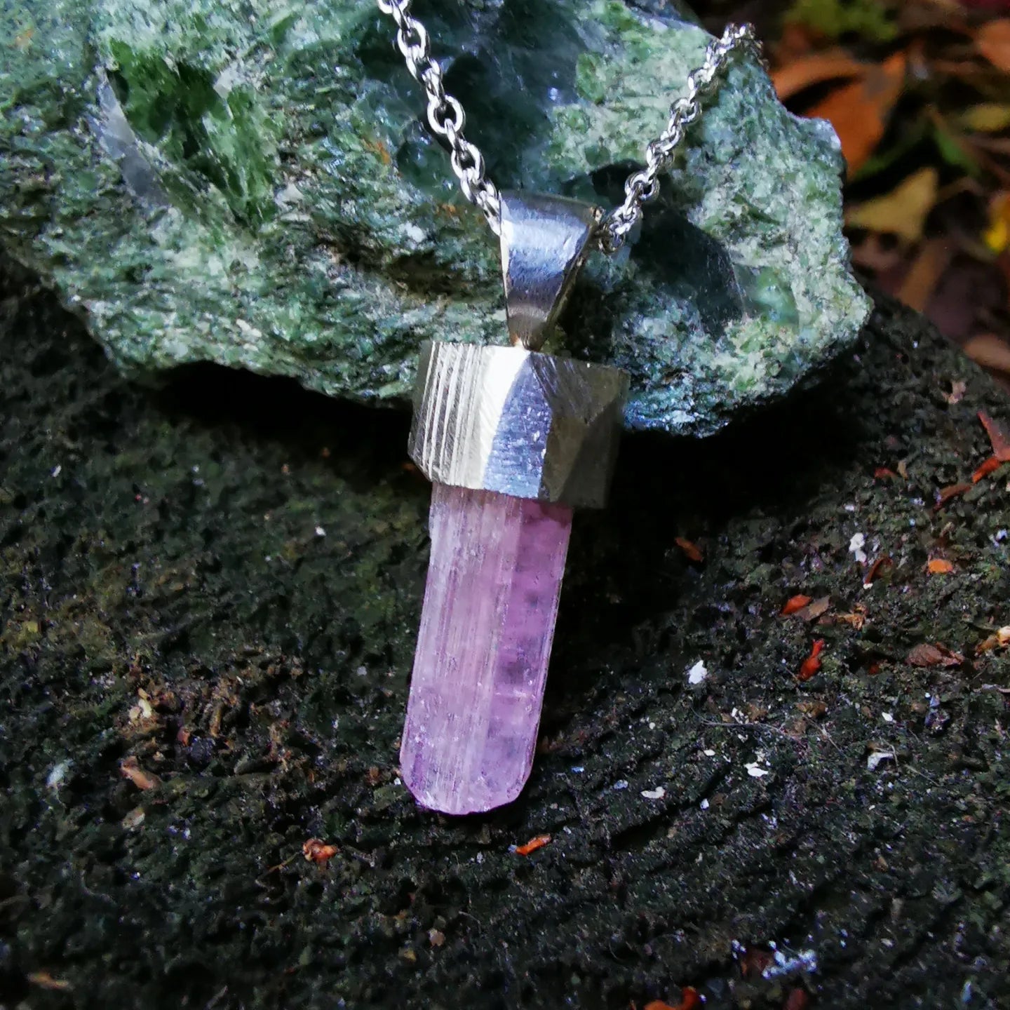 Pink Tourmaline Pendant