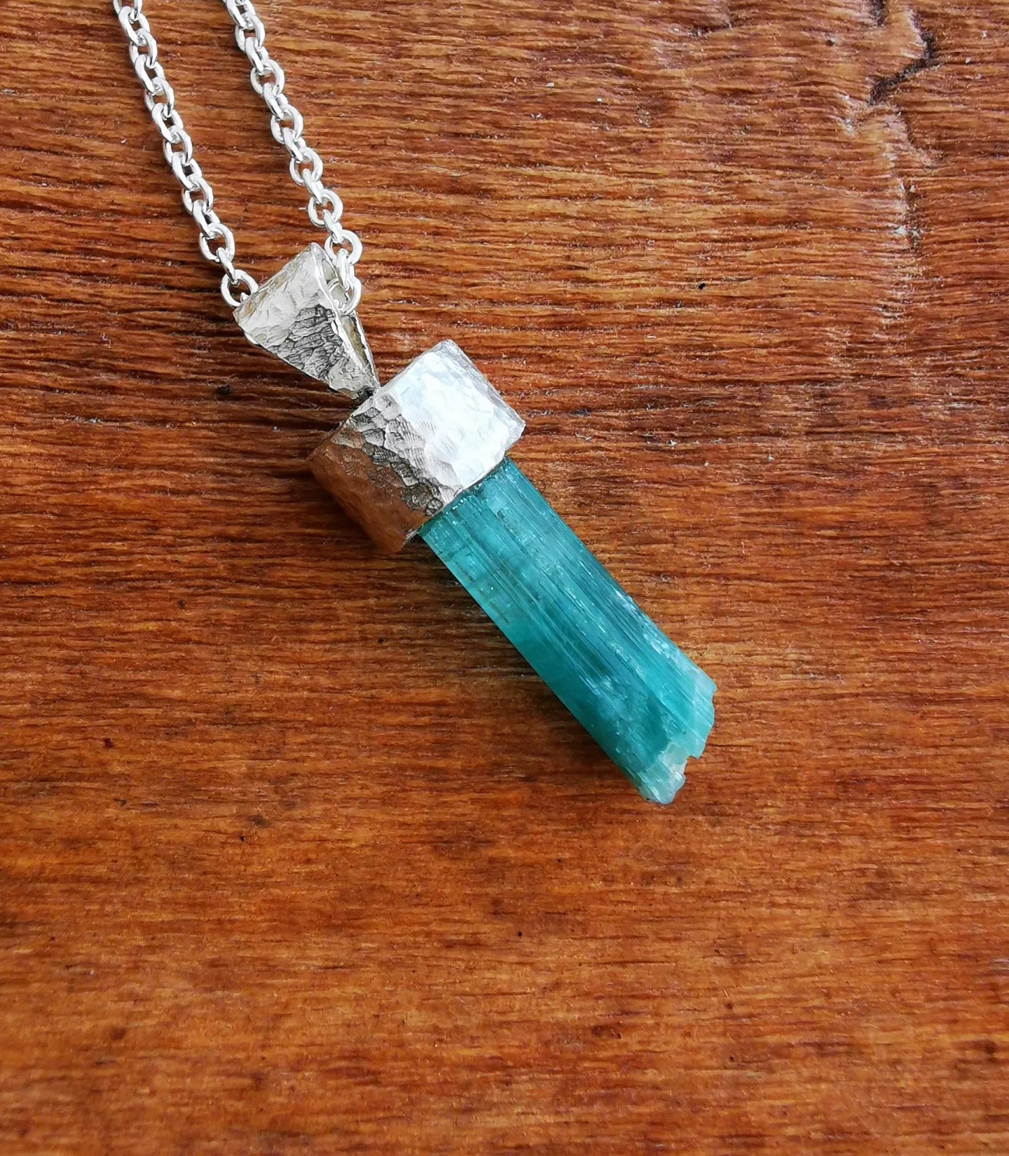 Turquoise Tourmaline Pendant