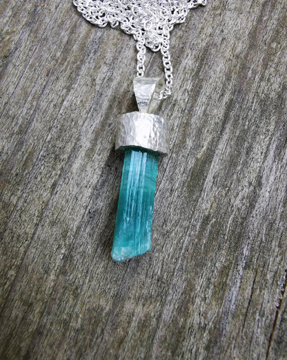 Turquoise Tourmaline Pendant