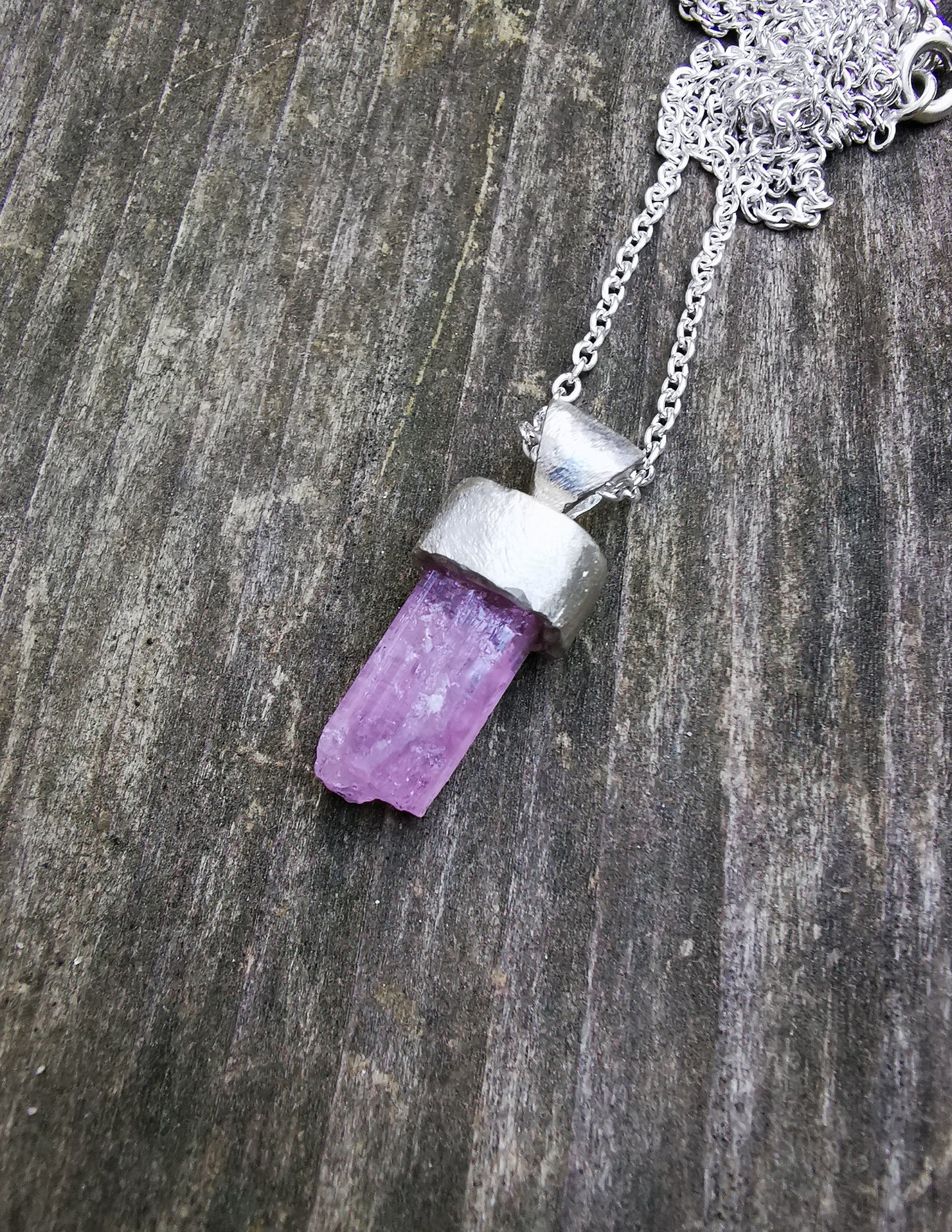 Pink Tourmaline Pendant