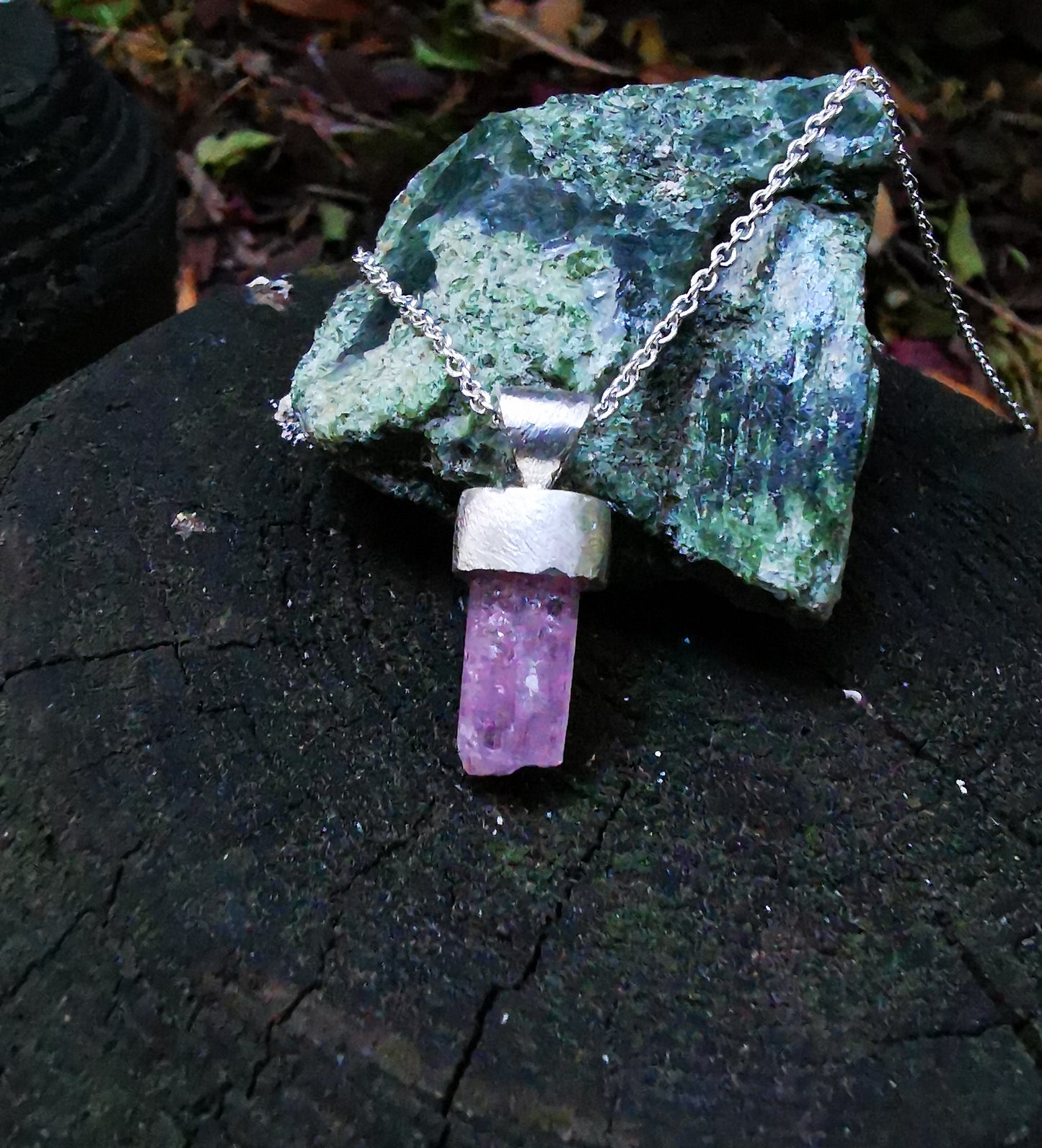 Pink Tourmaline Pendant