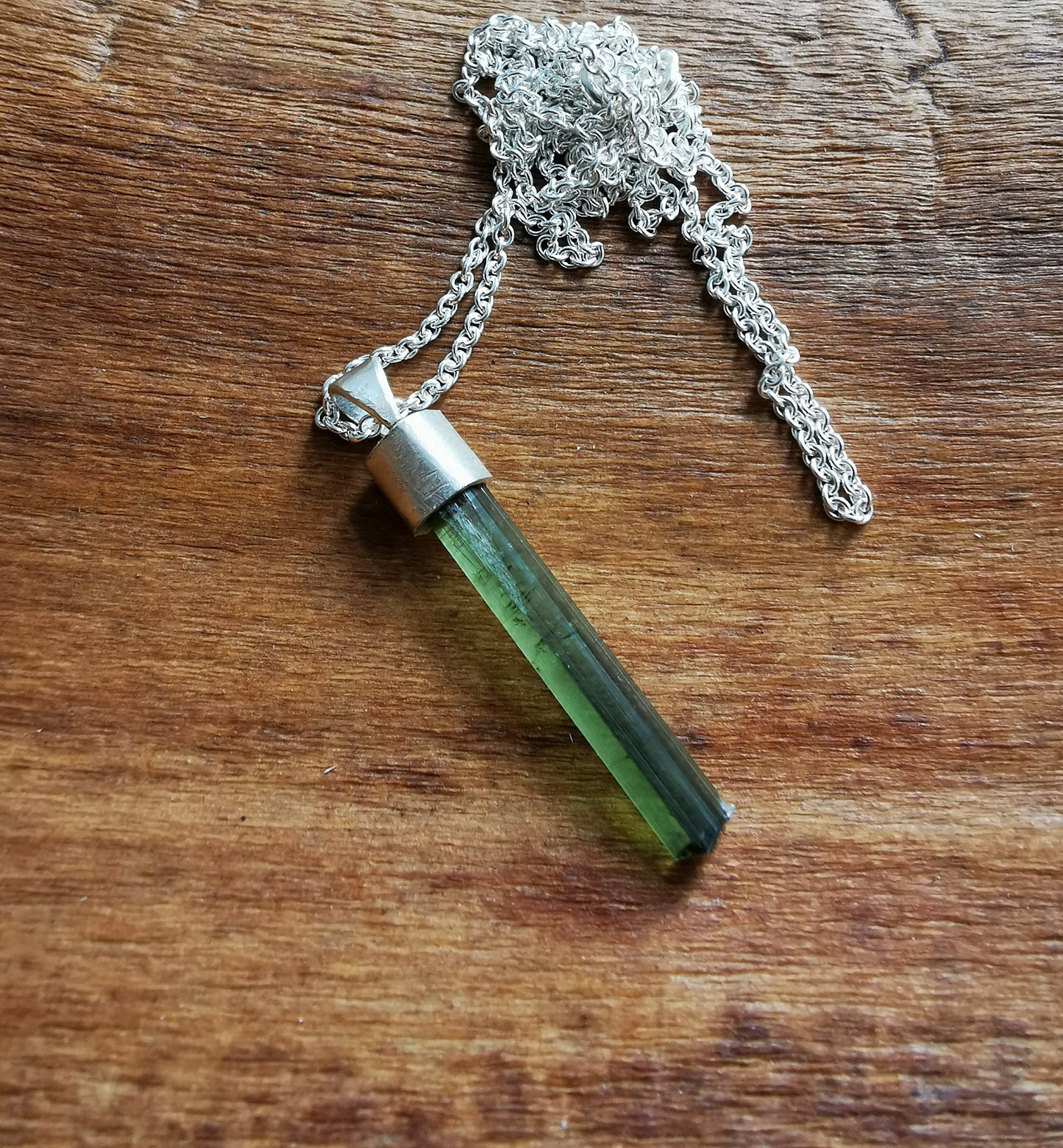 Green Tourmaline Pendant