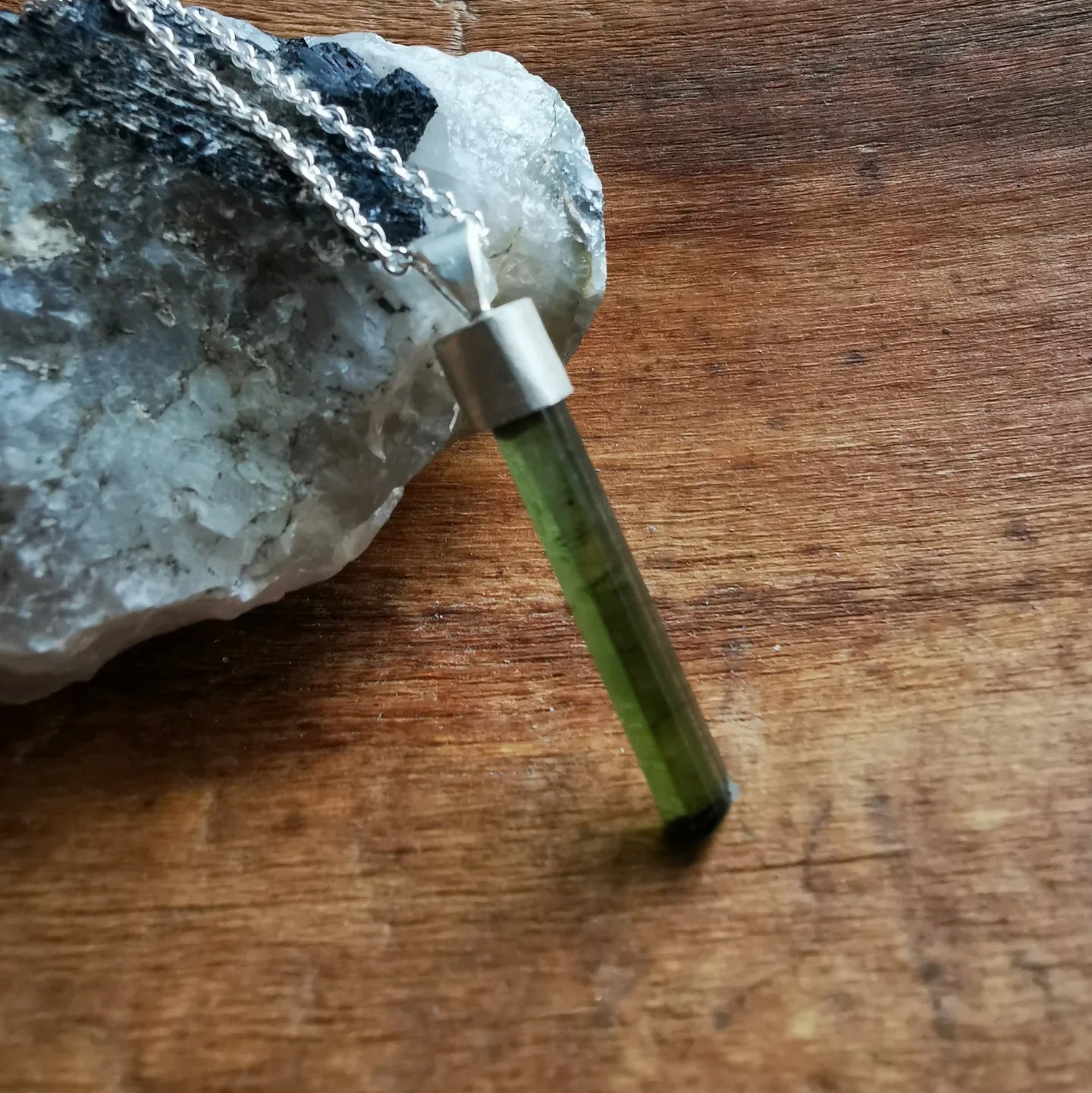 Green Tourmaline Pendant