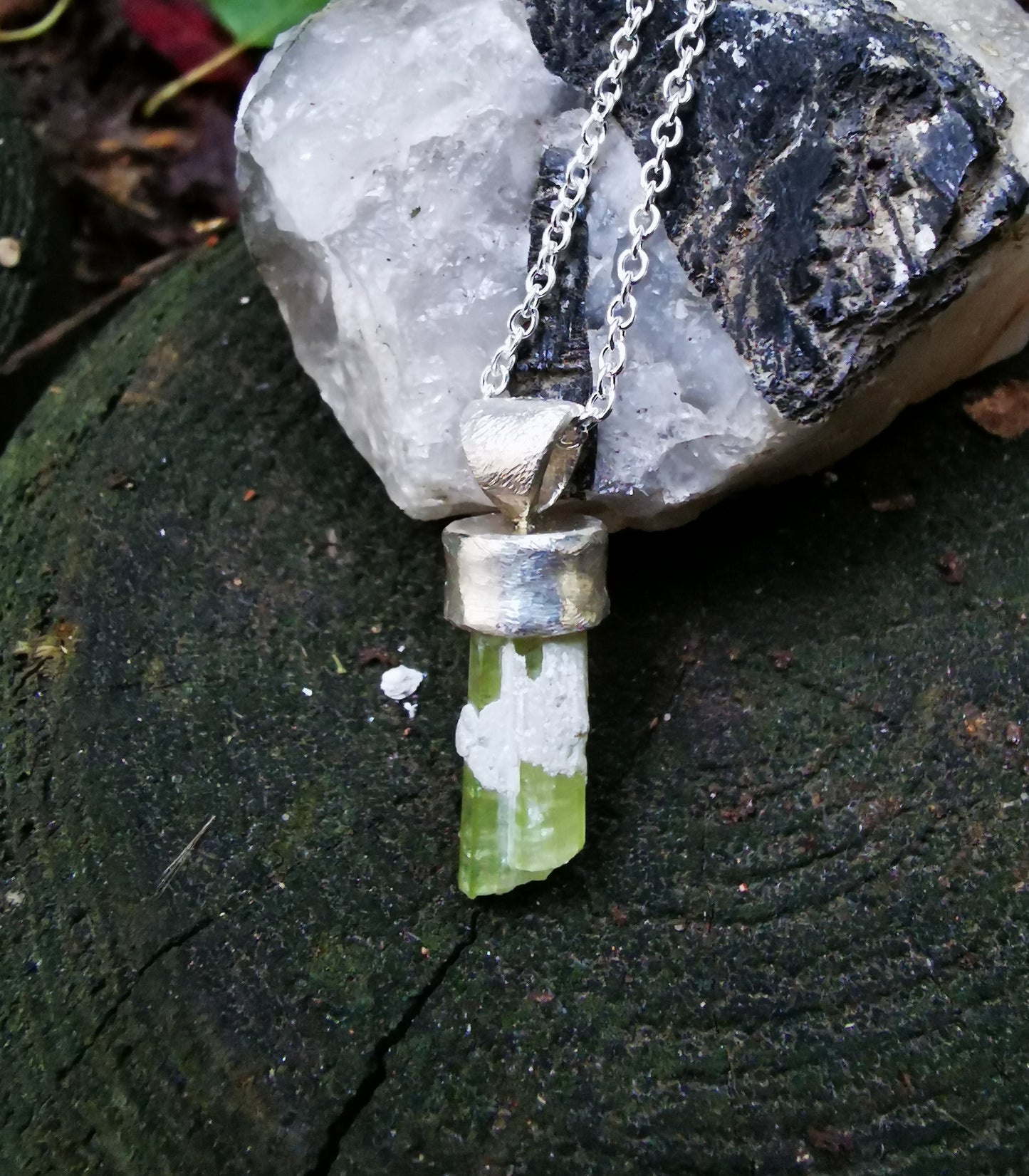 Green Tourmaline Pendant