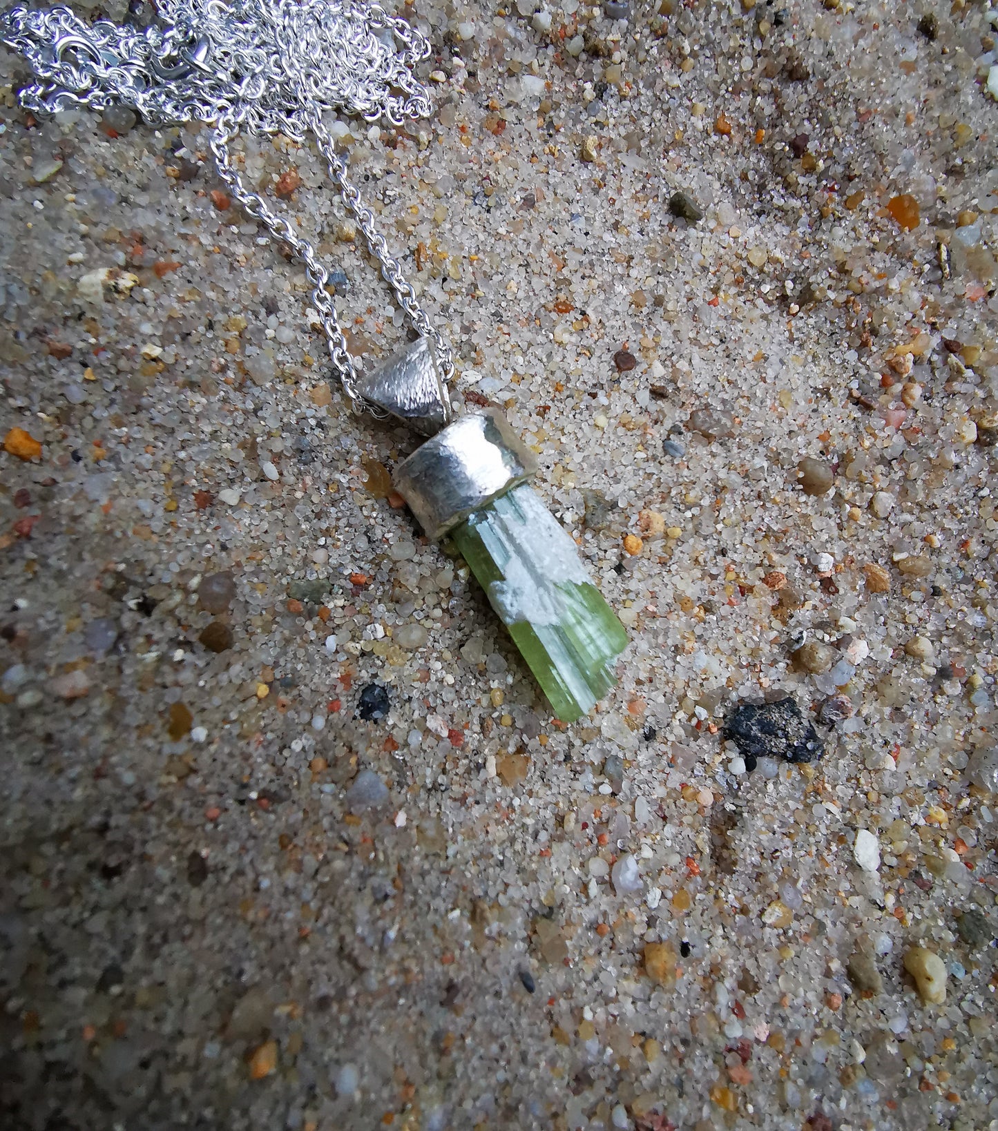 Green Tourmaline Pendant