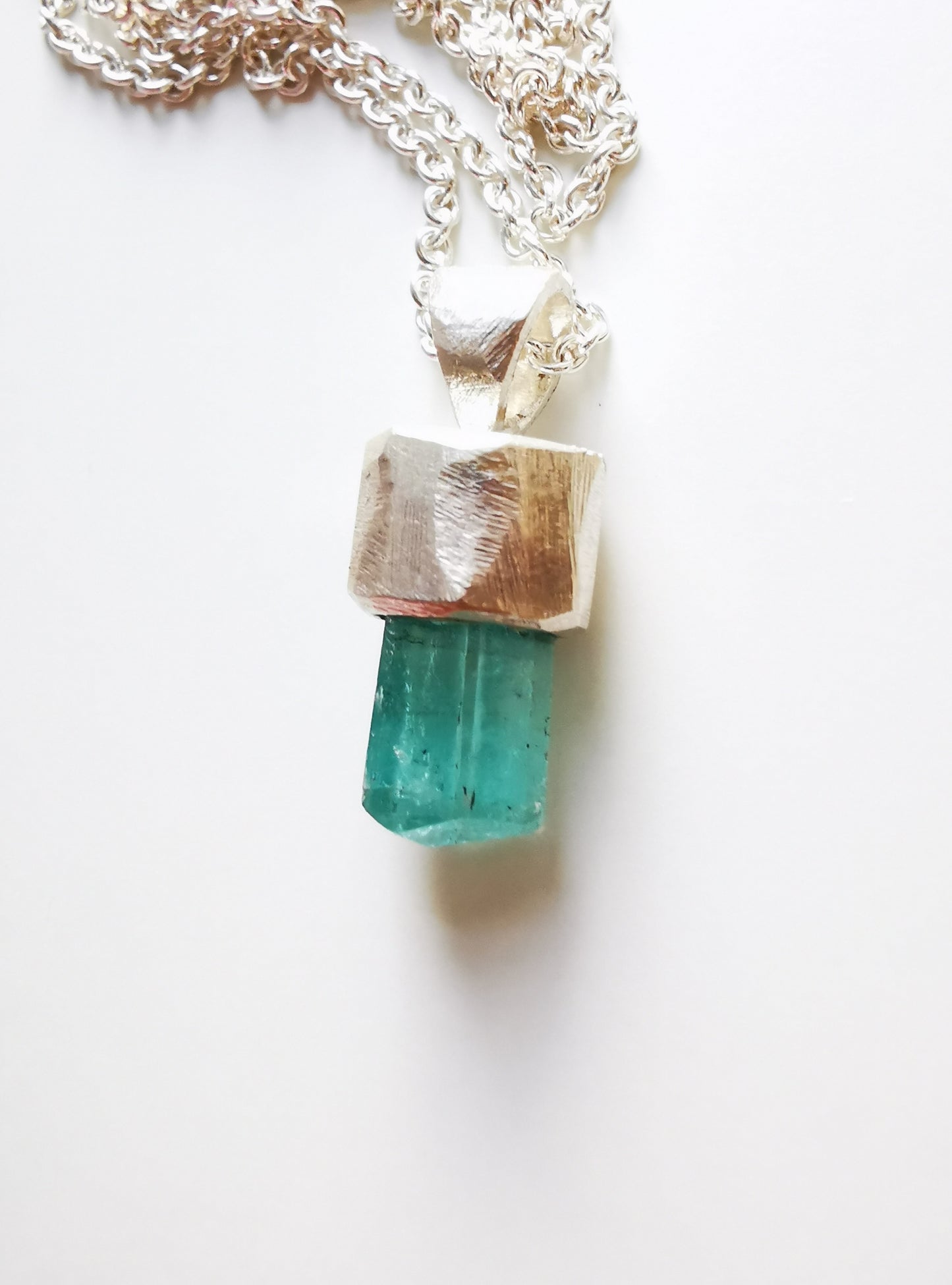 Blue Tourmaline Pendant