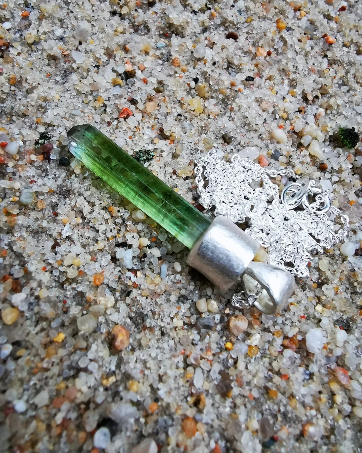 Watermelon Tourmaline Pendant