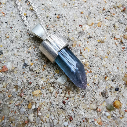 Pink Blue Tourmaline Pendant