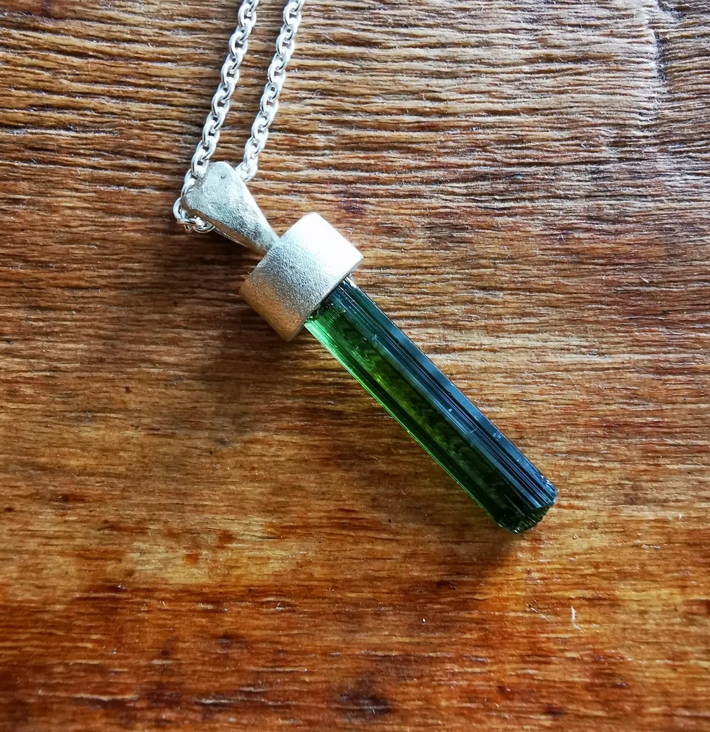 Green Tourmaline Pendant