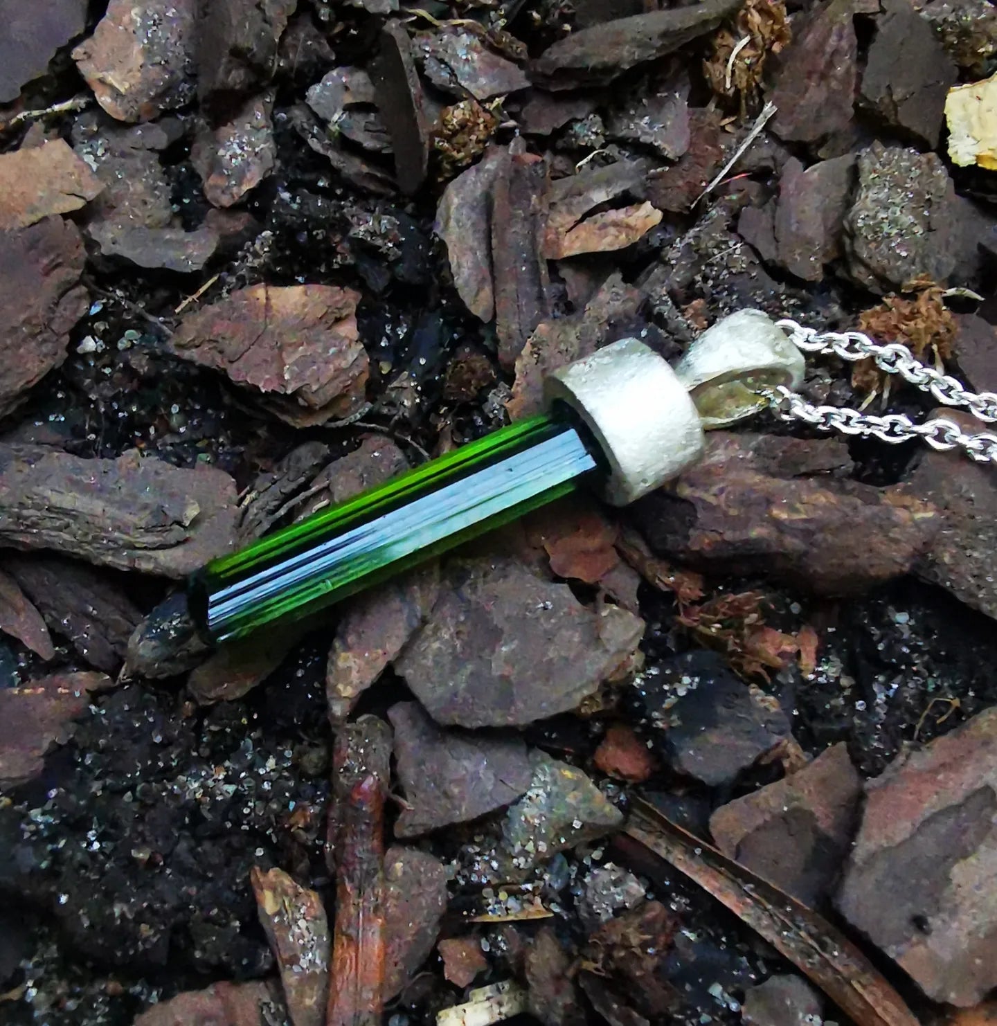 Green Tourmaline Pendant