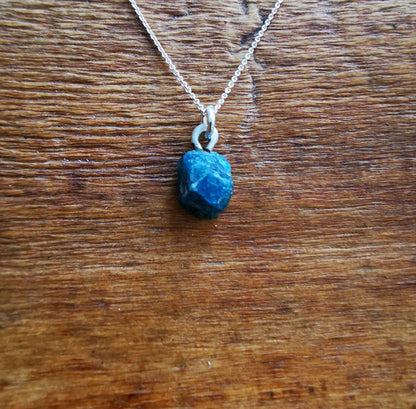 Blue Apatite Necklace