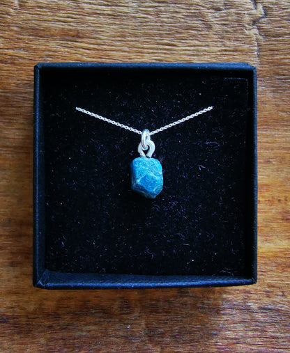 Blue Apatite Necklace