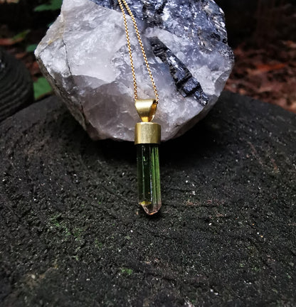 Watermelon Tourmaline Pendant