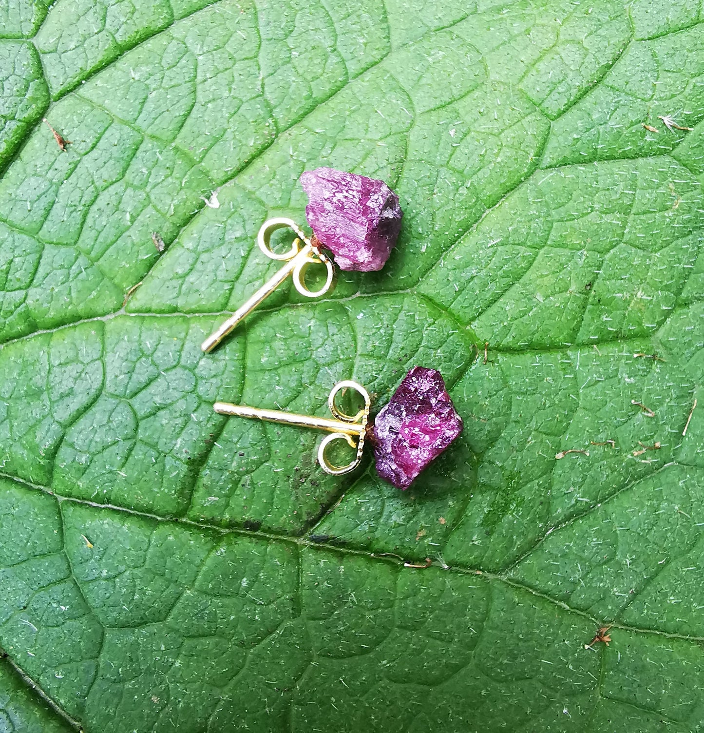 Ruby Stud Earrings