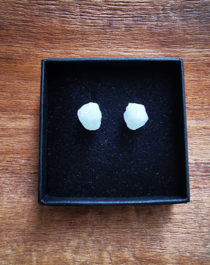 Aquamarine Stud Earrings