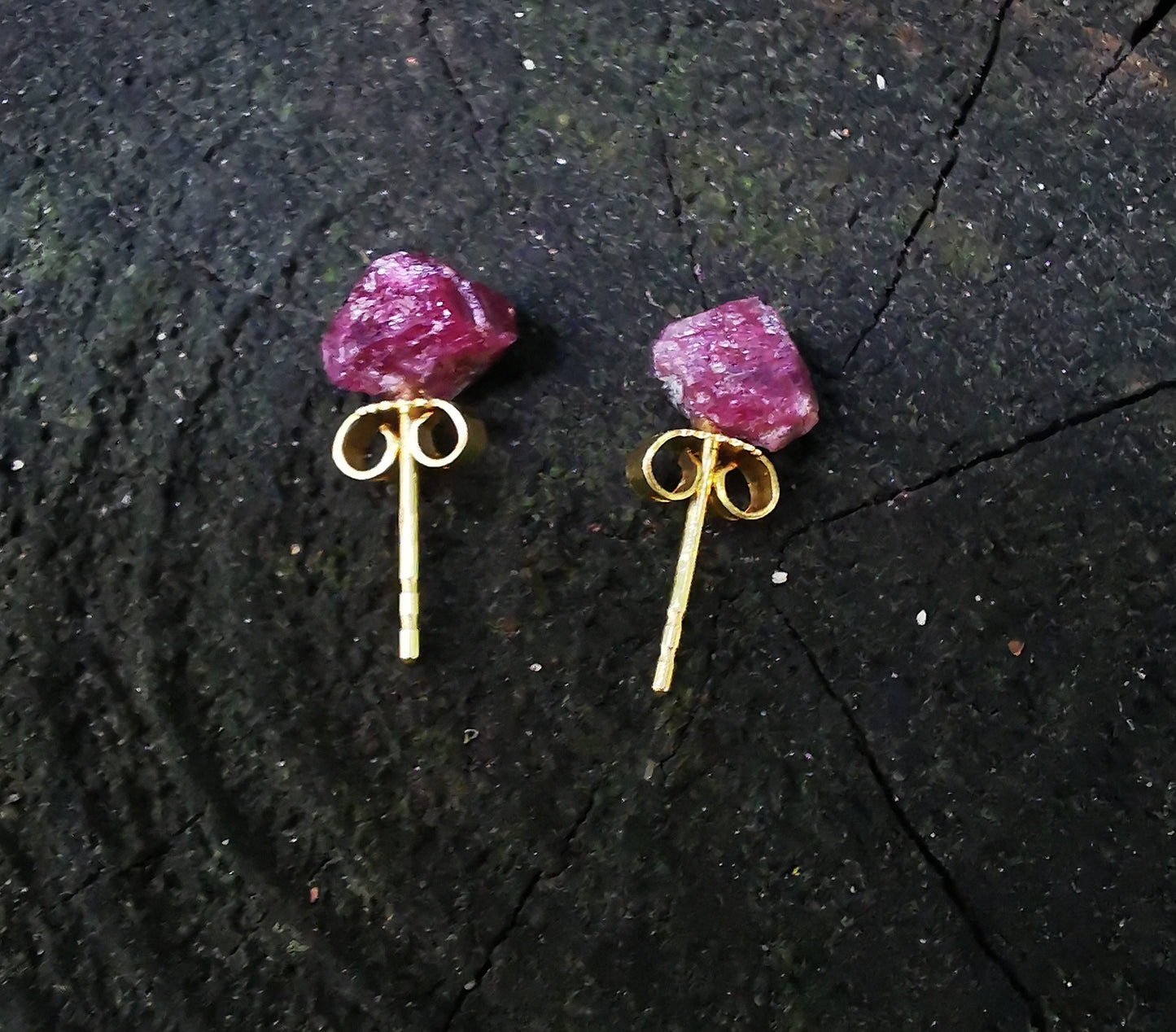 Ruby Stud Earrings