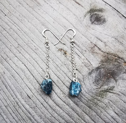 Blue Apatite Earrings