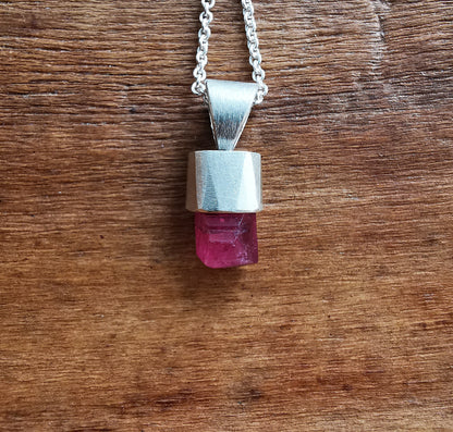 Pink Tourmaline Pendant