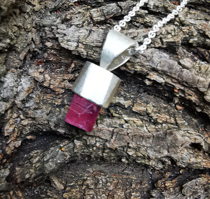 Pink Tourmaline Pendant