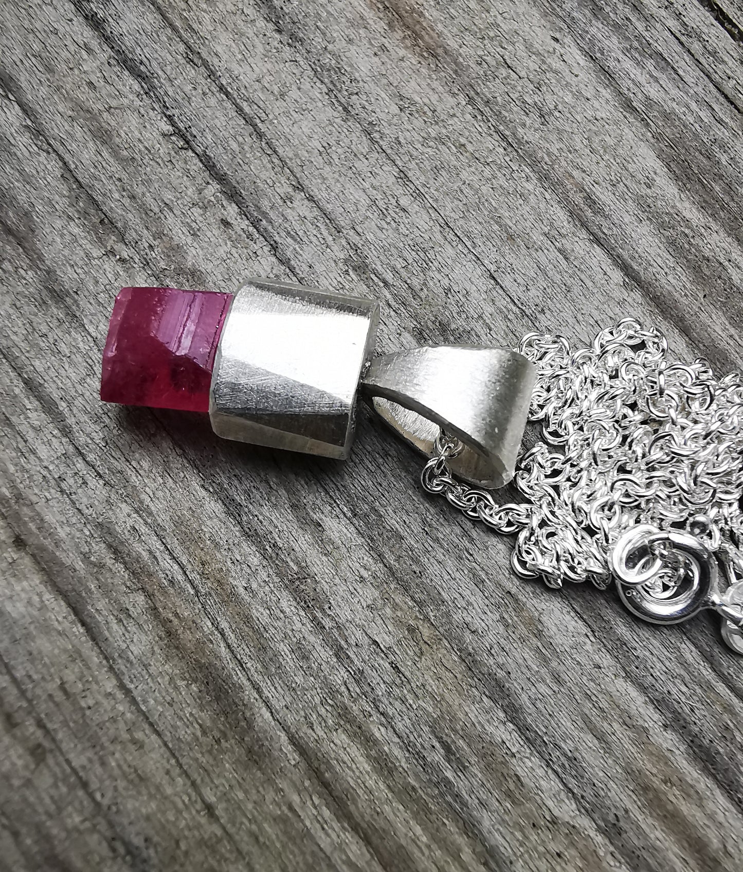 Pink Tourmaline Pendant