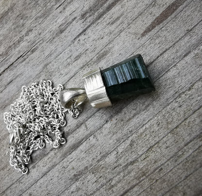 Tourmaline Indicolite Pendant