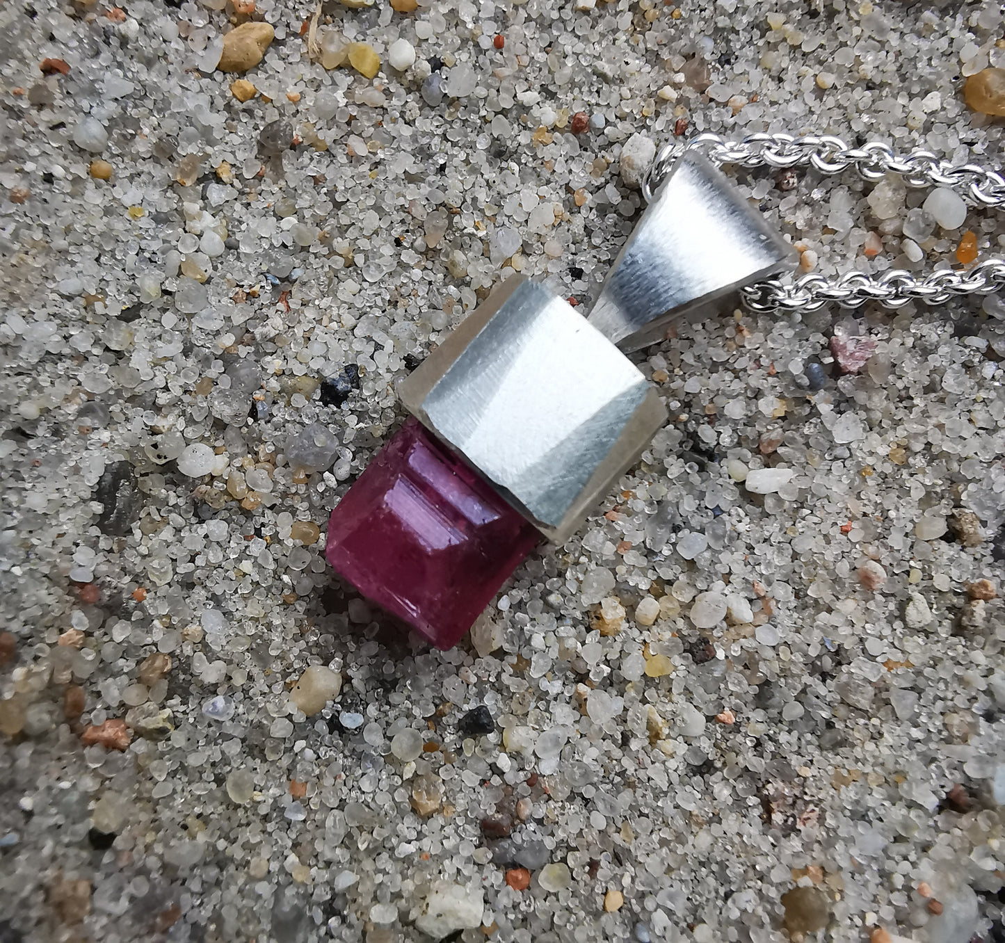 Pink Tourmaline Pendant