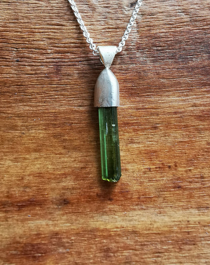 Green Tourmaline Pendant