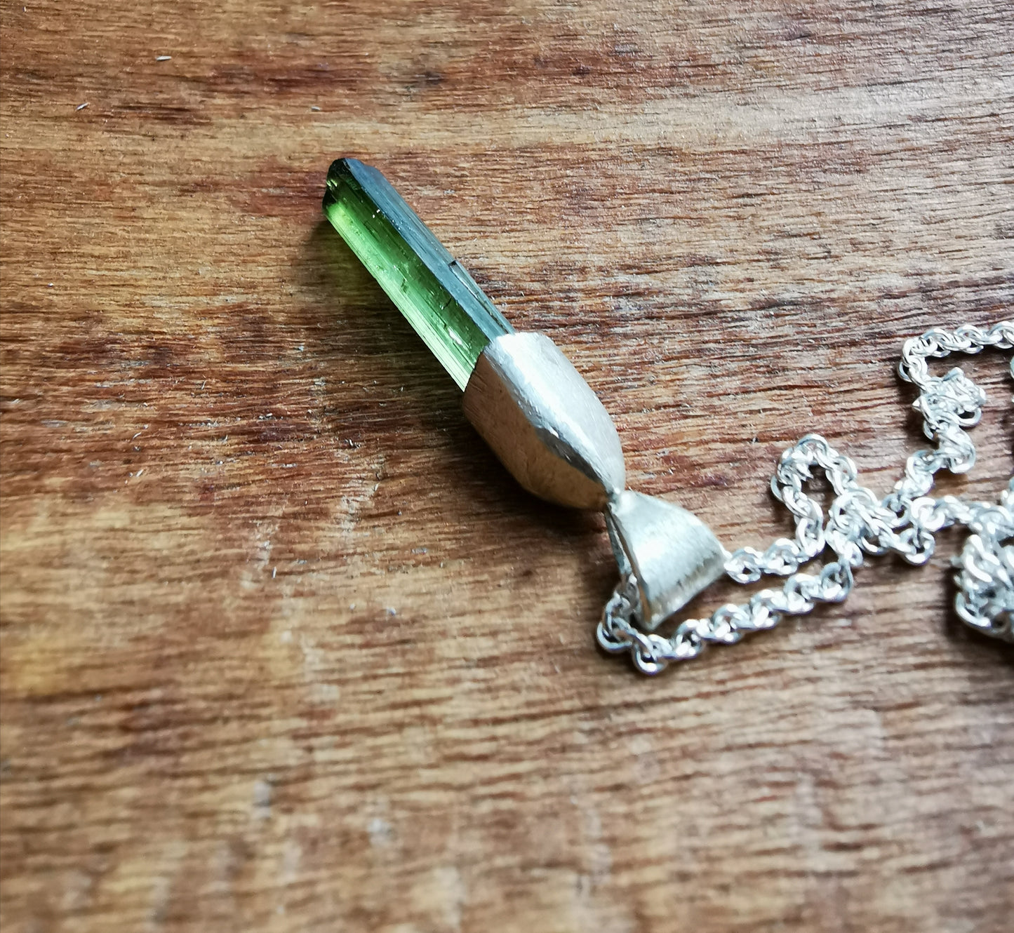 Green Tourmaline Pendant