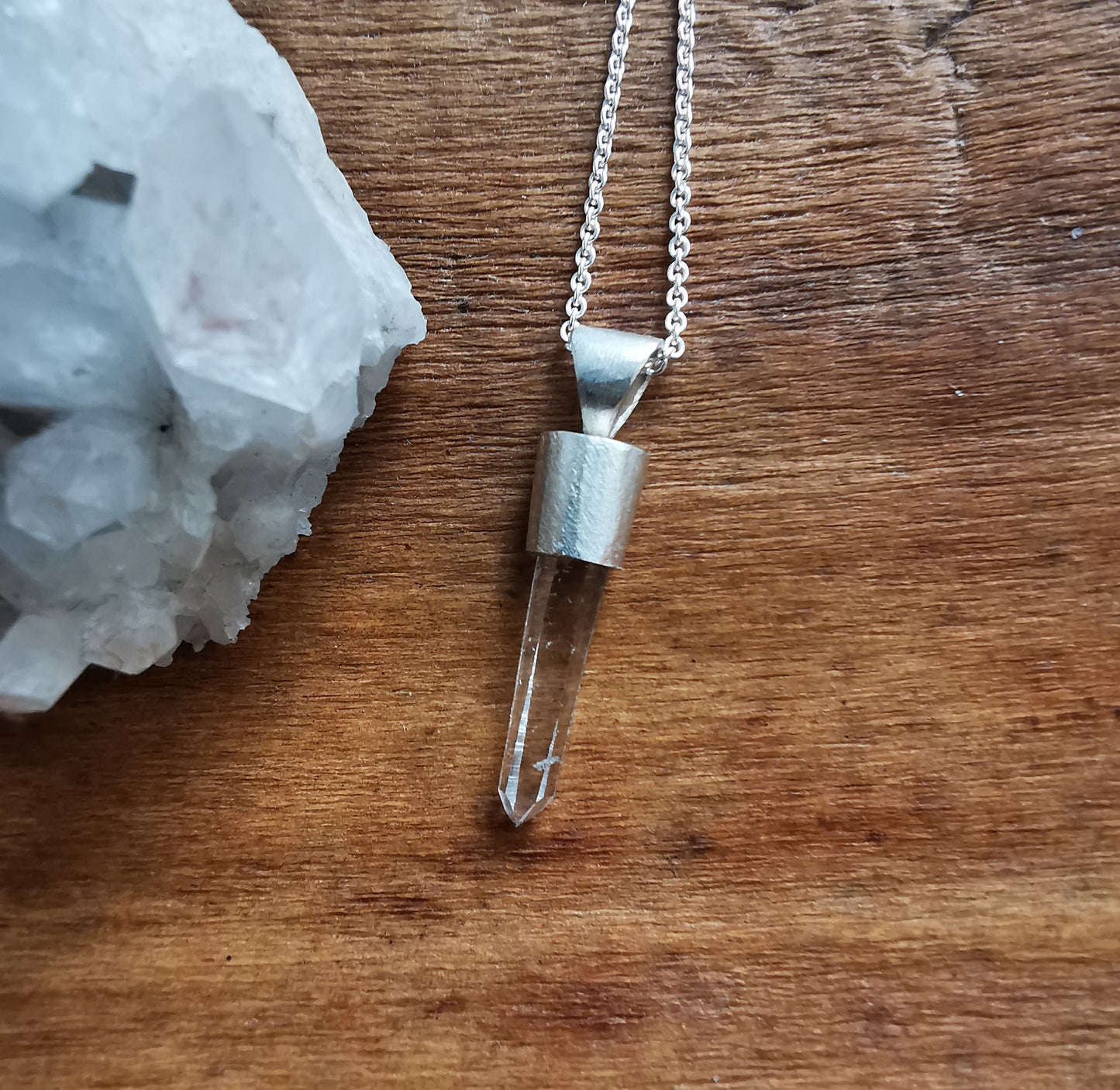 Clear Mountain Crystal Pendant